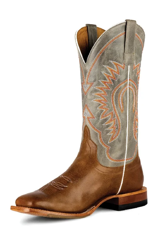 Men's cowboy boots in a dark brown leatherHorse Power Mens Gunny Jimmy Royal Jimmy Leather Cowboy Boots