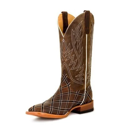 Men's cowboy boots with a high - heeled designHorse Power Bone Mad Dog Western Boot