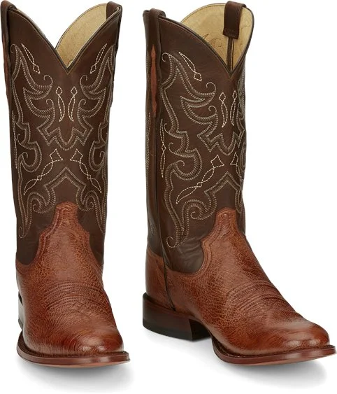 Men's cowboy boots with a suede shaftTony Lama Patron Smooth Ostrich Western Boot