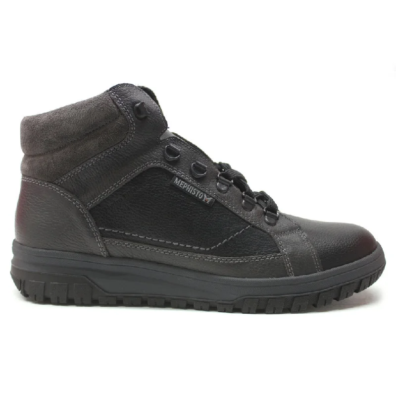 Men's odor - resistant ankle boots with a special liningPitt Nubuck Leather Men's Ankle Boots