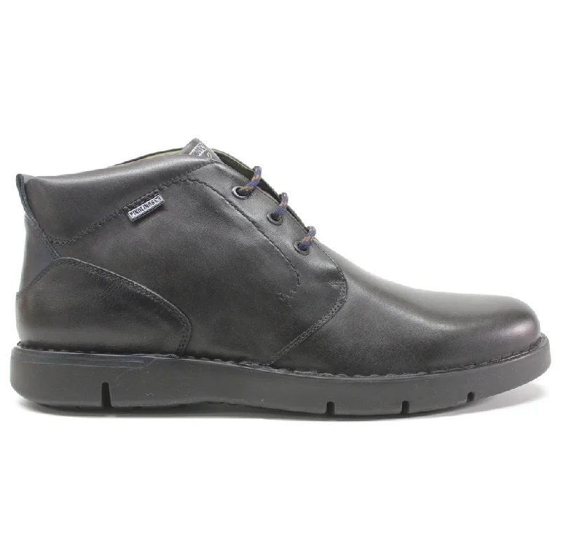 Men's suede ankle boots in a distressed styleTolosa Leather Men's Ankle Boots