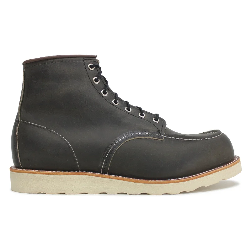 Men's odor - resistant ankle boots with a special liningMoc Toe Charcoal Men's Ankle Boots