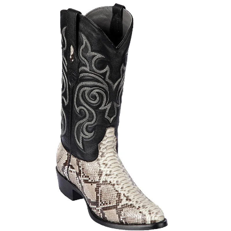 Men's cowboy boots with a heel guardSnakeskin Western Boots R-Toe