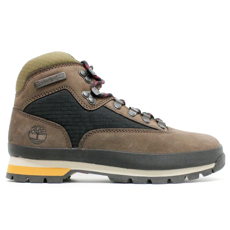 Men's brown ankle boots in various shades for a natural lookEuro Hiker Mid Nubuck Men's Ankle Boots