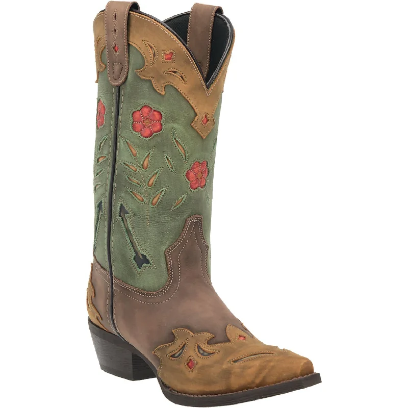 Western - style men's boots with intricate tooling and stitching52138 Miss Kate