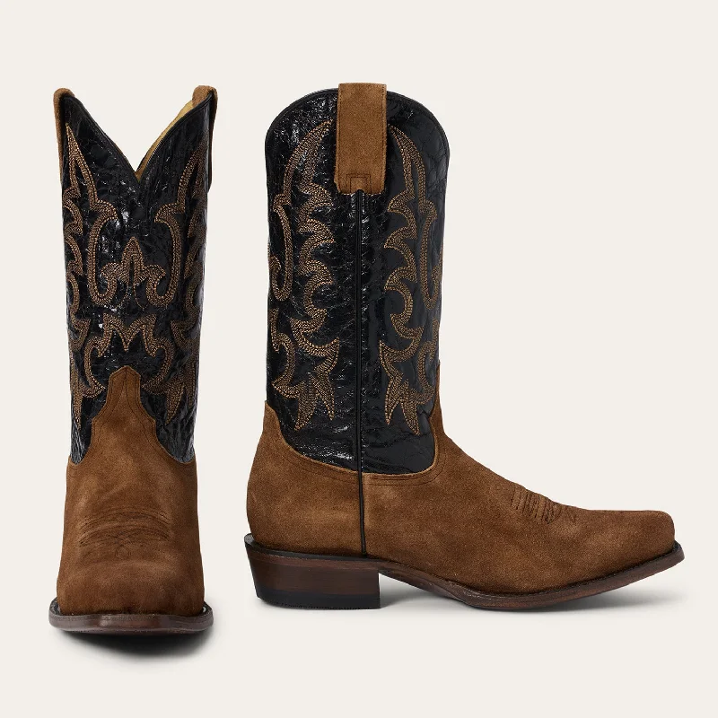 Men's western boots with a decorative concho belt and buckleBadland Boots