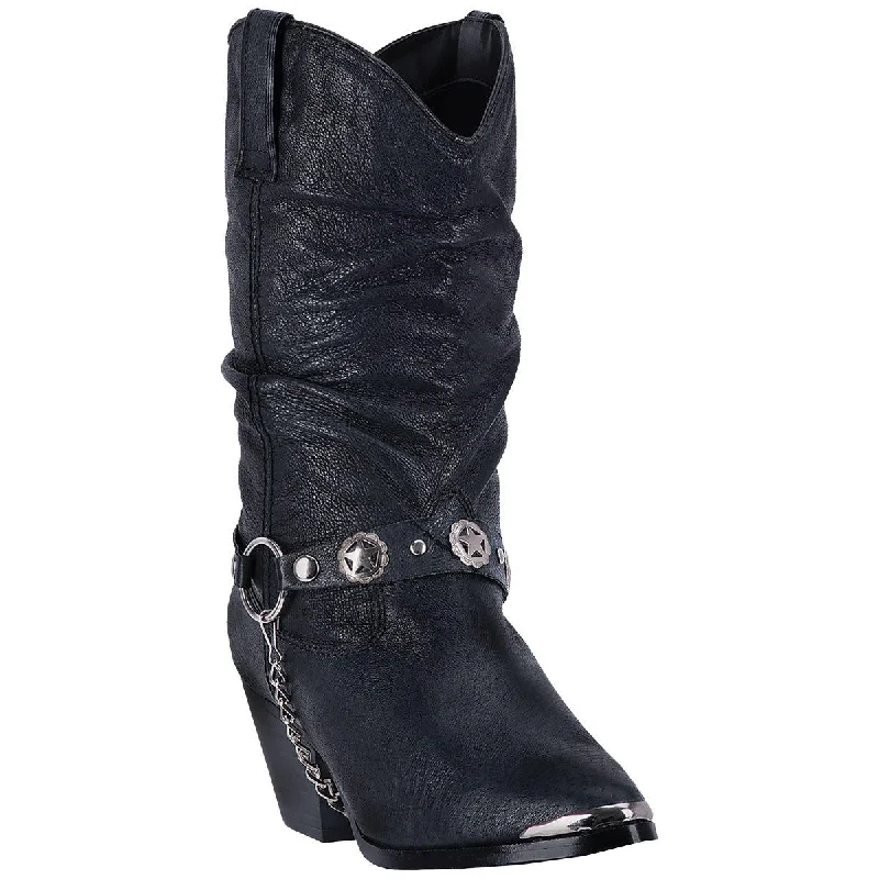 Men's western boots with a suede shaft and a leather soleDi522 Olivia