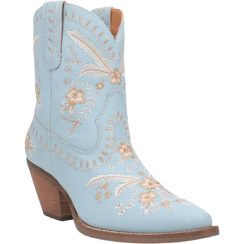 Men's western boots with a decorative inlay on the toe and heelDi748 Primrose Blue