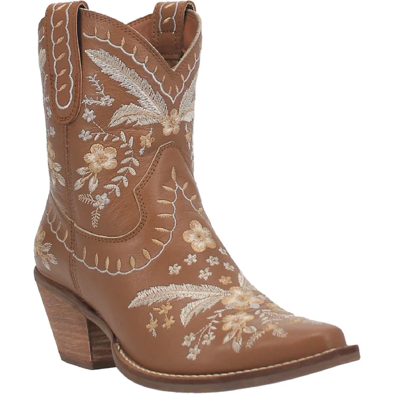 Men's western boots with a decorative inlay on the toe and heelDi748 Primrose Brown