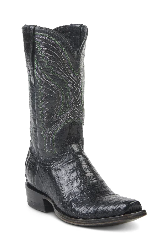 Alligator - embossed men's western boots for a bold statementAllens Brand - Austin - Black