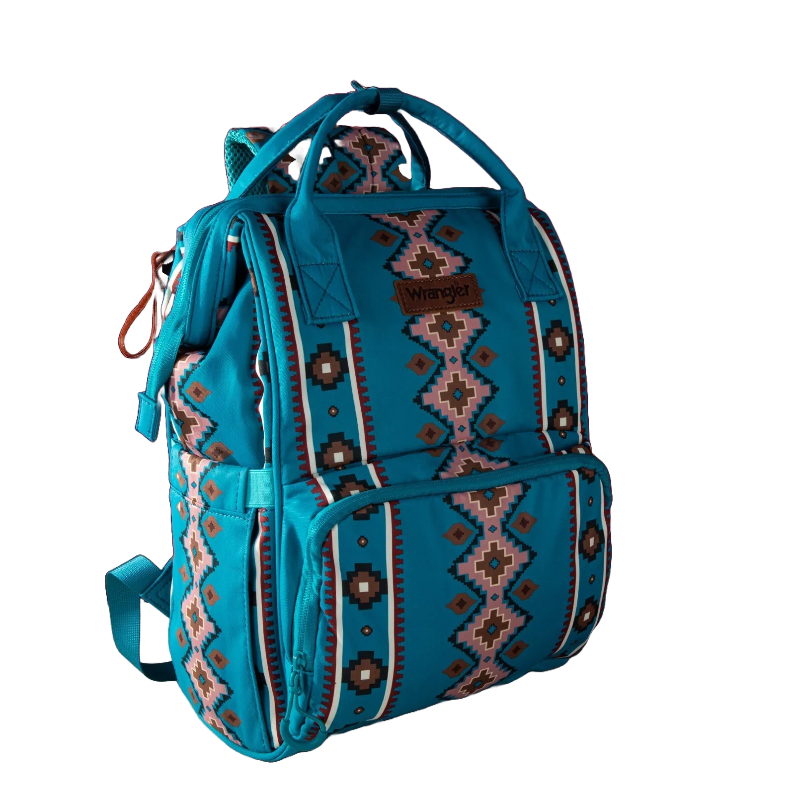 Men's western boots with a concho - studded strap and a pointed toeMontana West Wrangler Aztec Callie Backpack - Turquoise