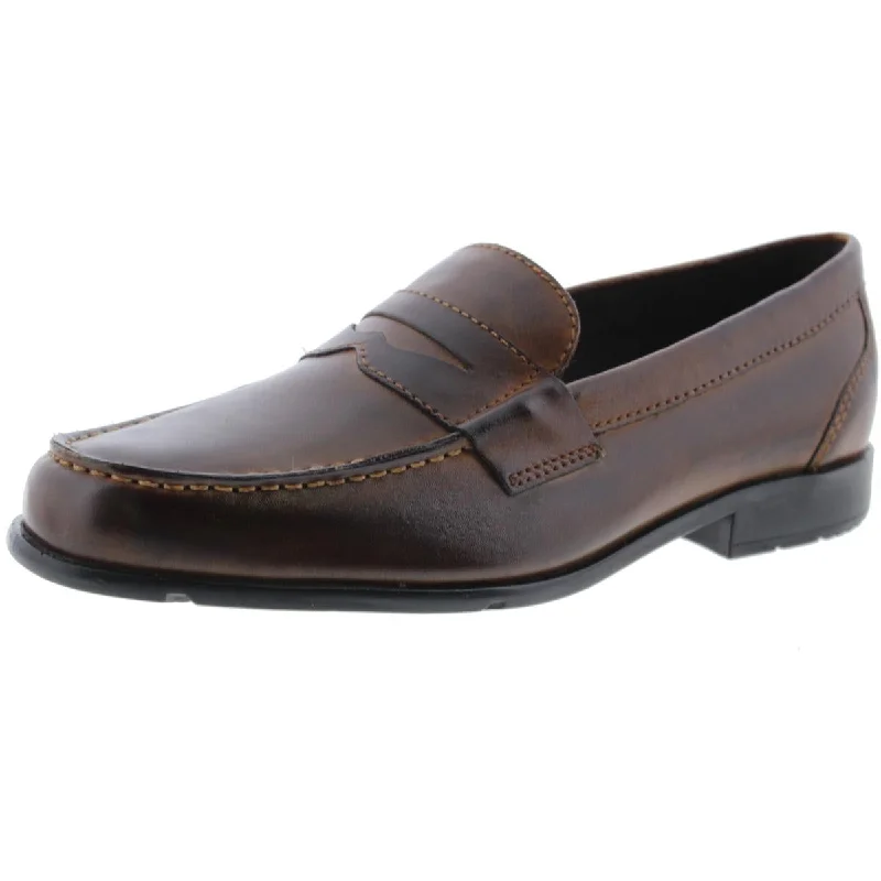 Brogue - style men's formal shoes for a sophisticated lookClassic Mens Leather Slip On Penny Loafers