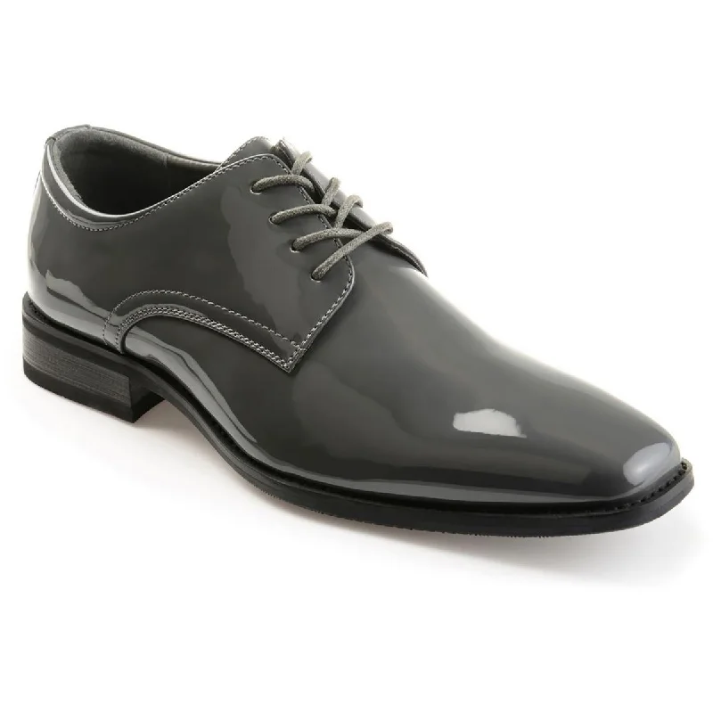 Men's formal shoes with a wingtip designCole Mens Patent Lace-Up Oxfords