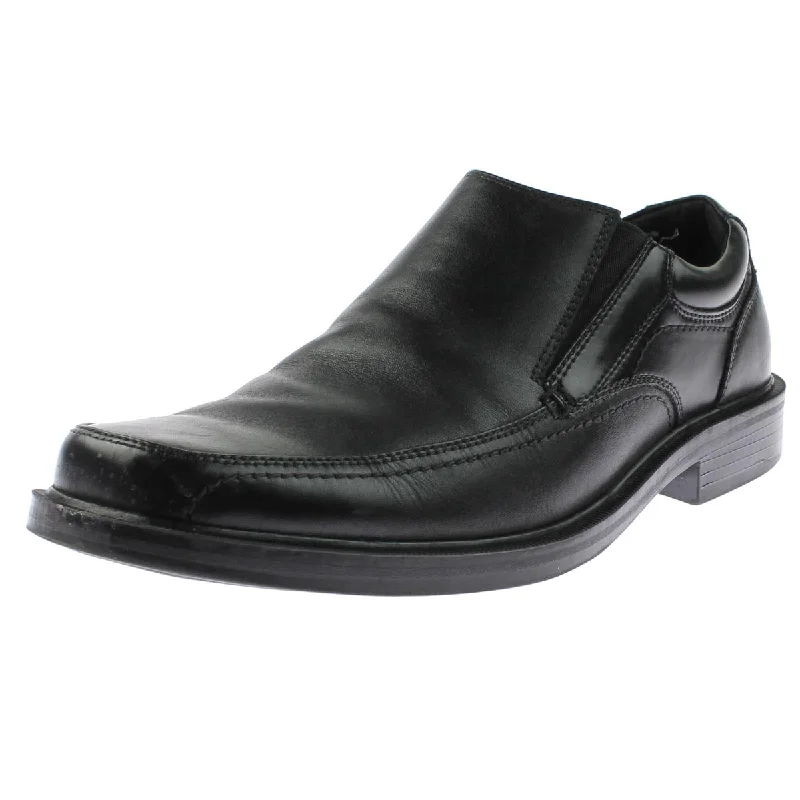 Men's formal shoes in a black or brown leatherEdson  Mens Leather Slip On Loafers