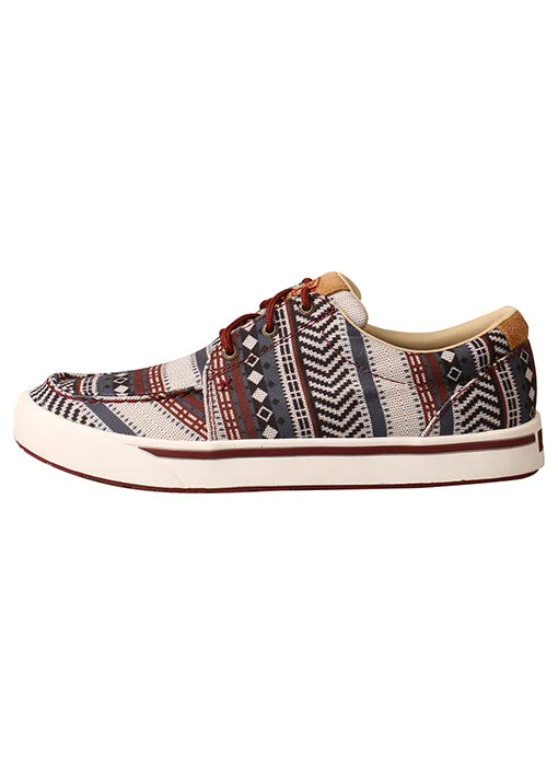 Men's casual shoes with a contrast sole colorTwisted X Hooey Men's Dark Baja Loper Shoe