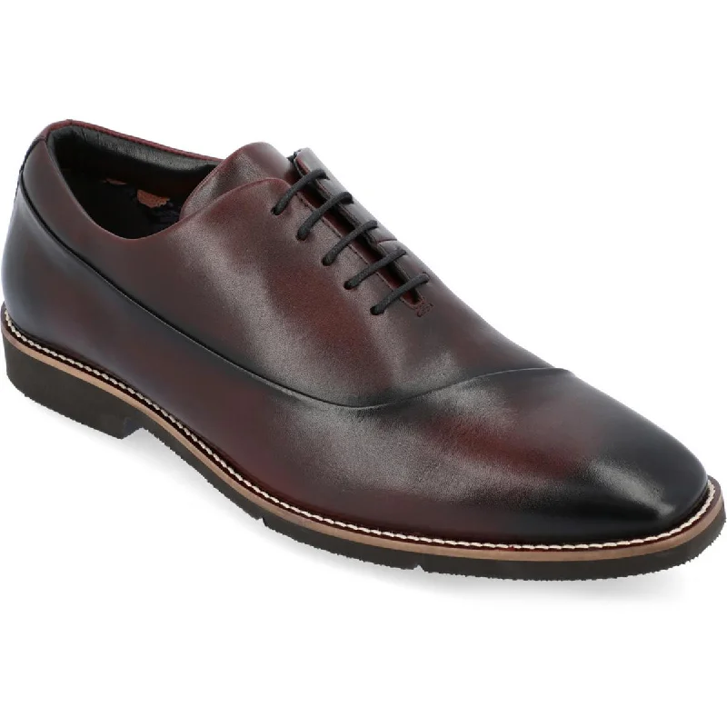 Men's formal shoes with a contrast stitching detailOdin Mens Leather Lace-Up Oxfords