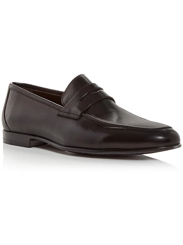 Men's formal shoes in a black or brown leatherPortofino Mens Faux Leather Loafers