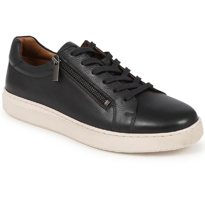 Men's casual shoes with a flexible rubber outsoleSpenser Leather Trainers - SPENSER / 325 110