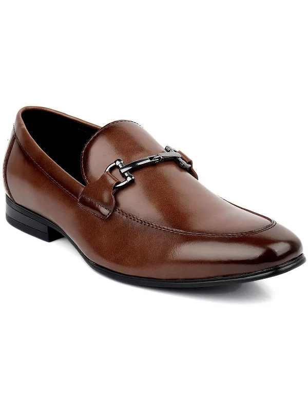 Men's leather formal Oxford shoes with a cap toeStay Loafer Mens Faux Leather Loafers