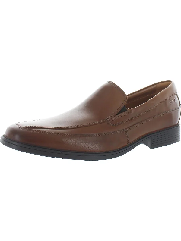 Men's formal shoes with a contrast stitching detailTilden Free Mens Leather Slip On Penny Loafers